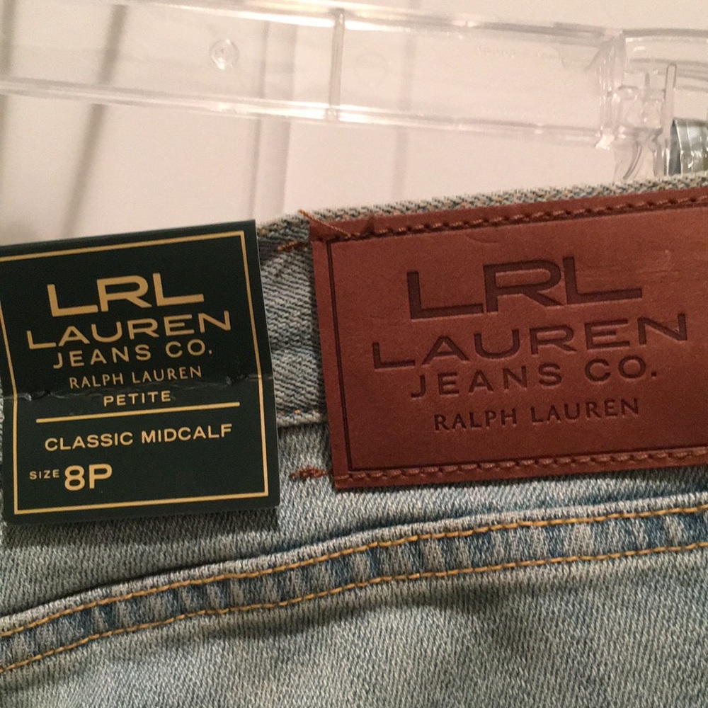 NWT Ralph Lauren Classic Midcalf Jeans - Picture 5 of 5